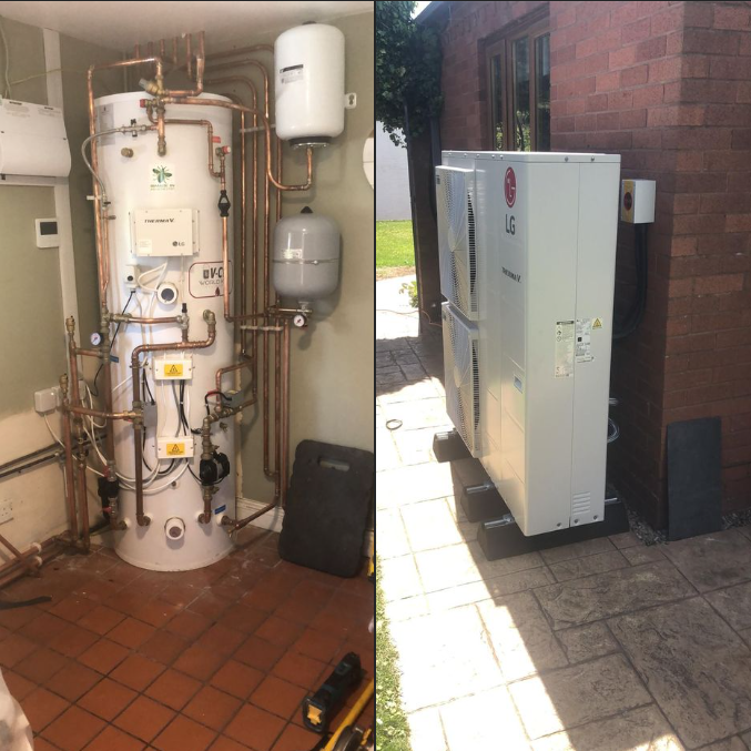 Air Source LG Heat Pump Installation